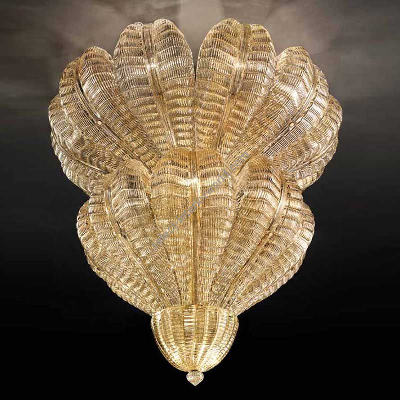 Glass & Glass Murano / Semi-Flush Mounts / Naga 1 ART. 1521/P