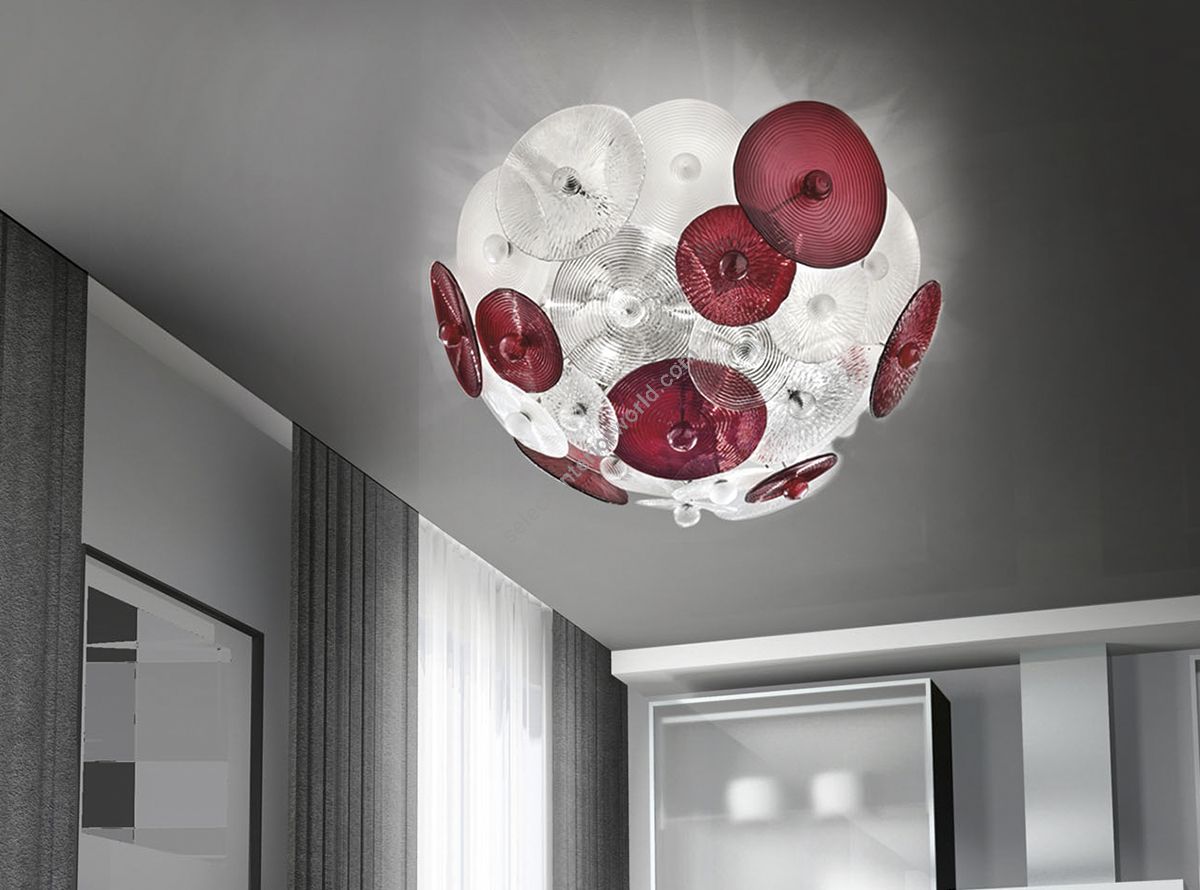 Glass & Glass Murano / Semi-Flush Mounts / Habitat Creative 2 ART. 250/P