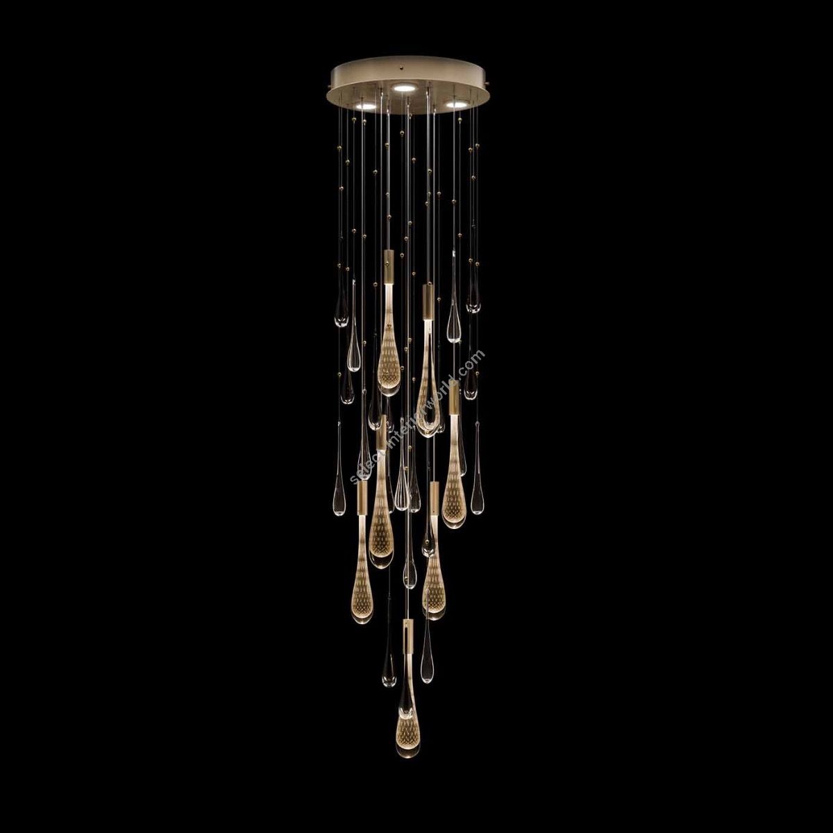 Fine Art Handcrafted Lighting / Pendants & Suspension Lights / Rain Round 100136