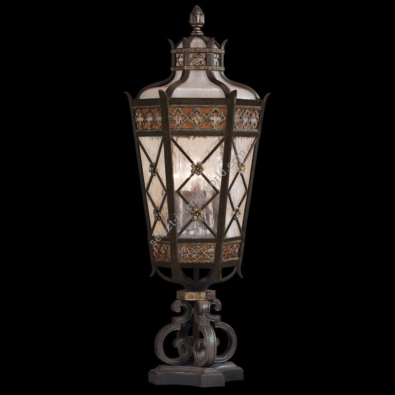 Fine Art Handcrafted Lighting / Outdoor Pier Mount / Chateau Outdoor 35″ 403983