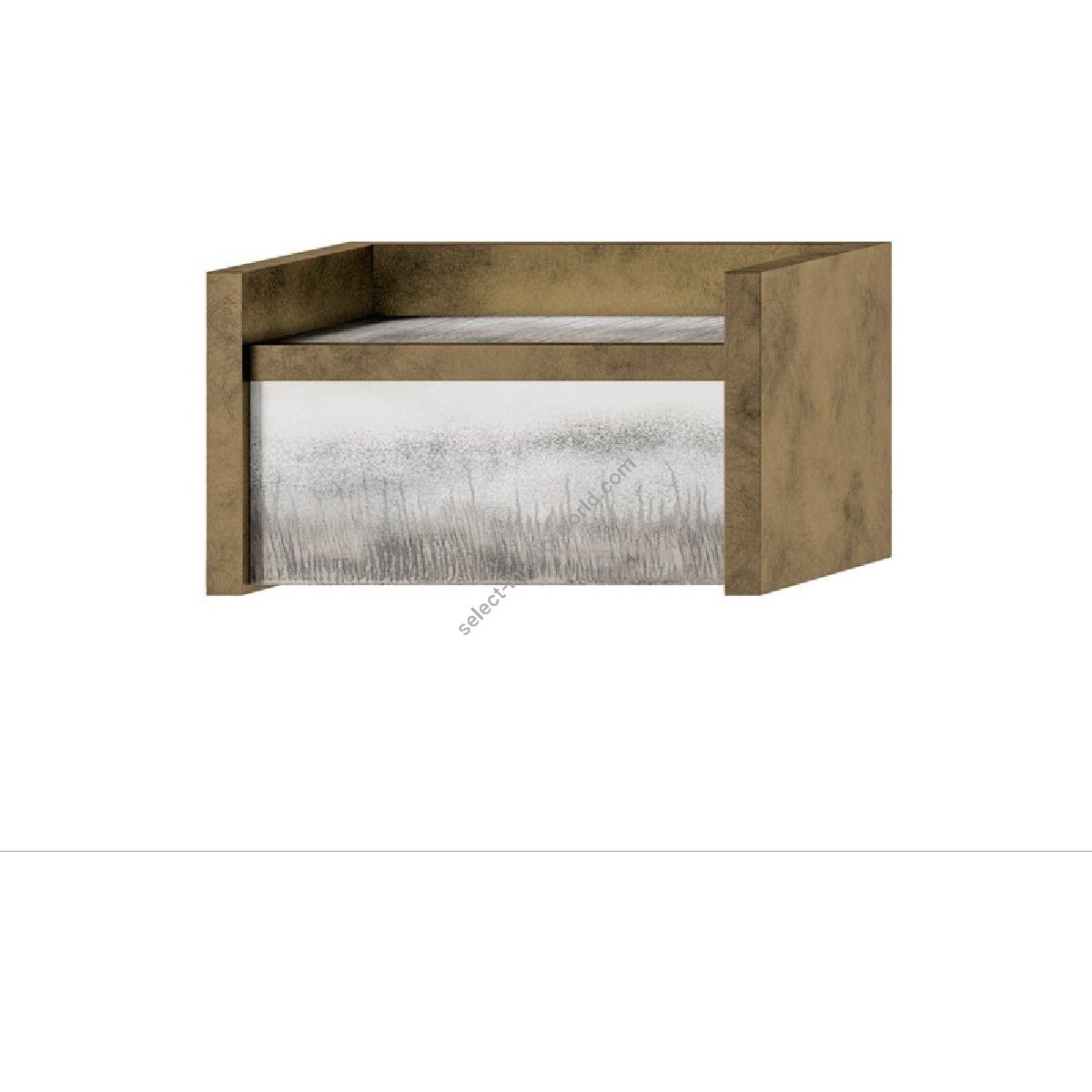 Arte Veneziana / Nightstands & Bedside Tables / Gabbro Contemporary FNS-LDC-108-80