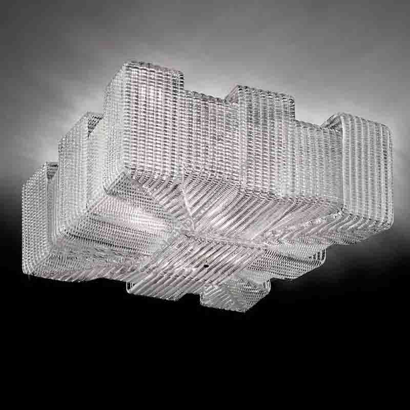Glass & Glass Murano / Semi-Flush Mounts / Overlap 2 ART. 1305/P