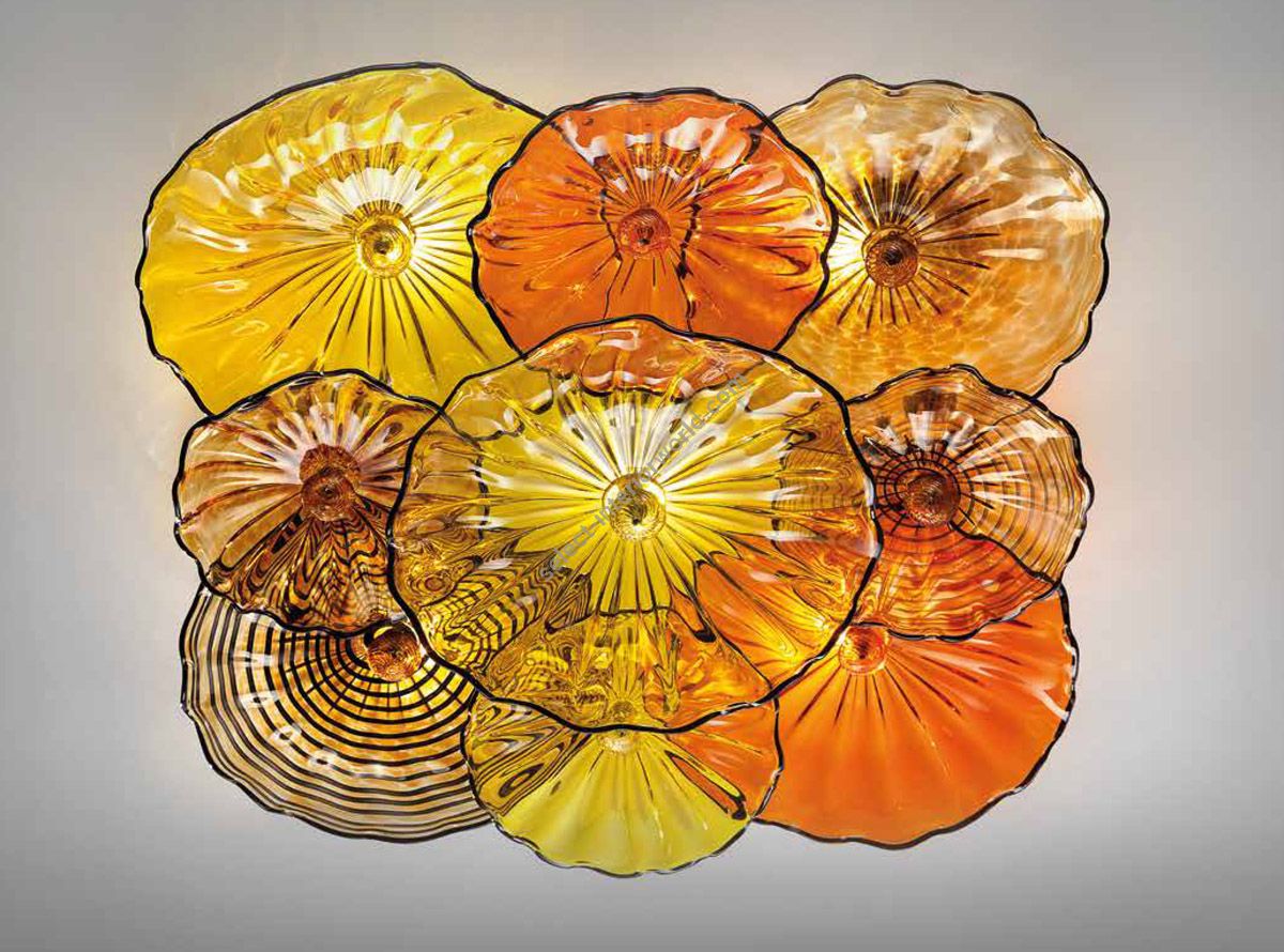 Glass & Glass Murano / Semi-Flush Mounts / Habitat Creative 1 ART. 160/P