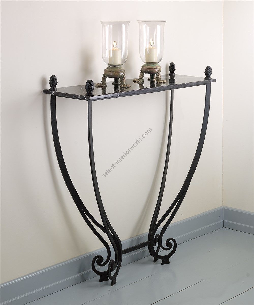 Officina Ciani / Console Tables / Iron Forged with Marble Top HF2017CO