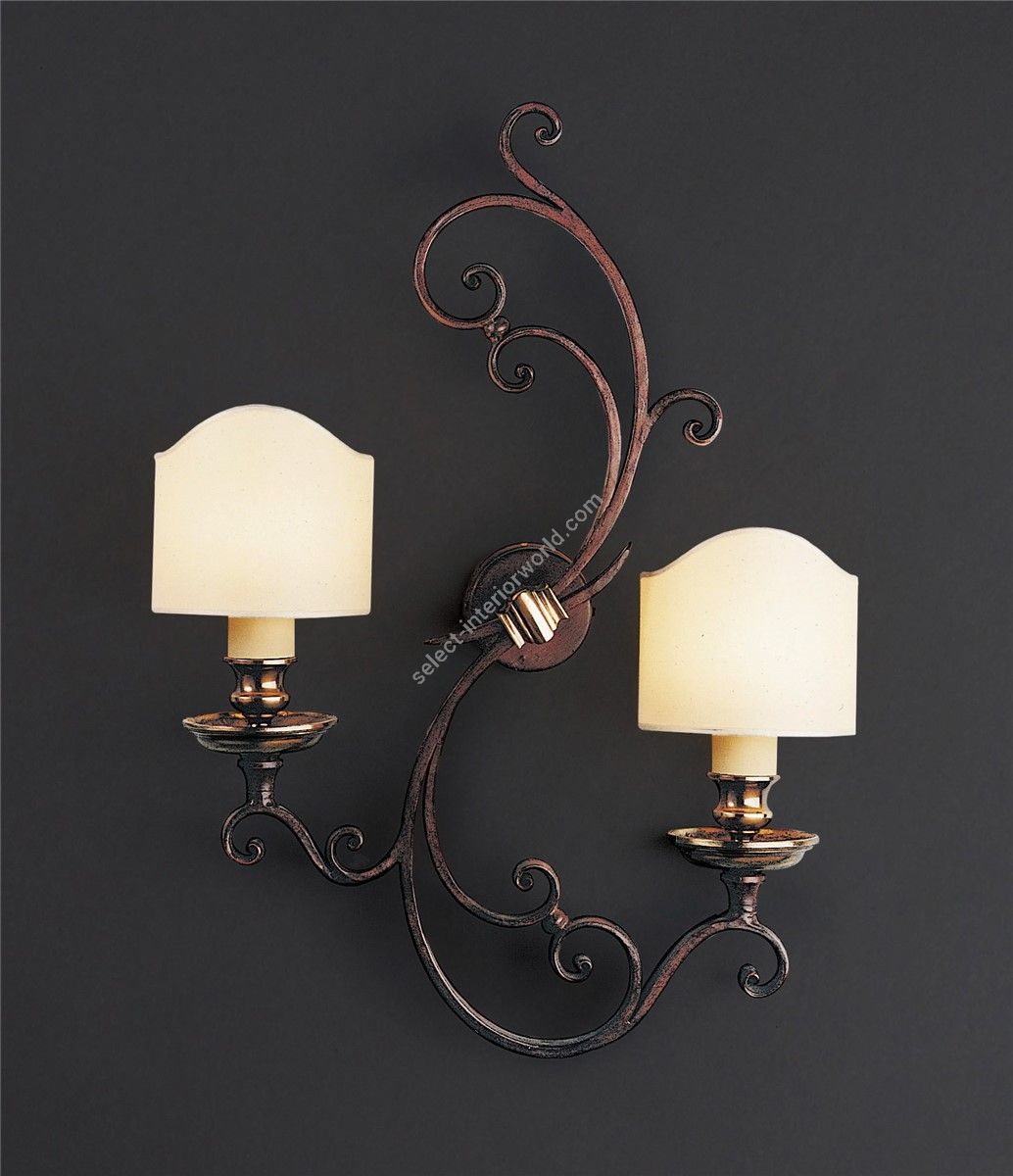 Officina Ciani / Wall Sconces / Fabric Lampshades HL1018WA-2b Opanca