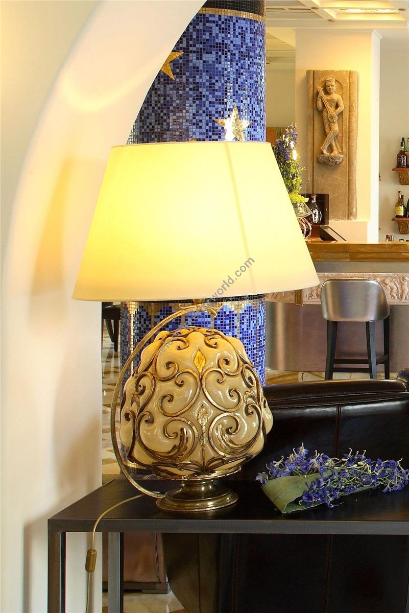 Officina Ciani / Table Lamps / Blown Glass HL1030TA-1GL Orcio