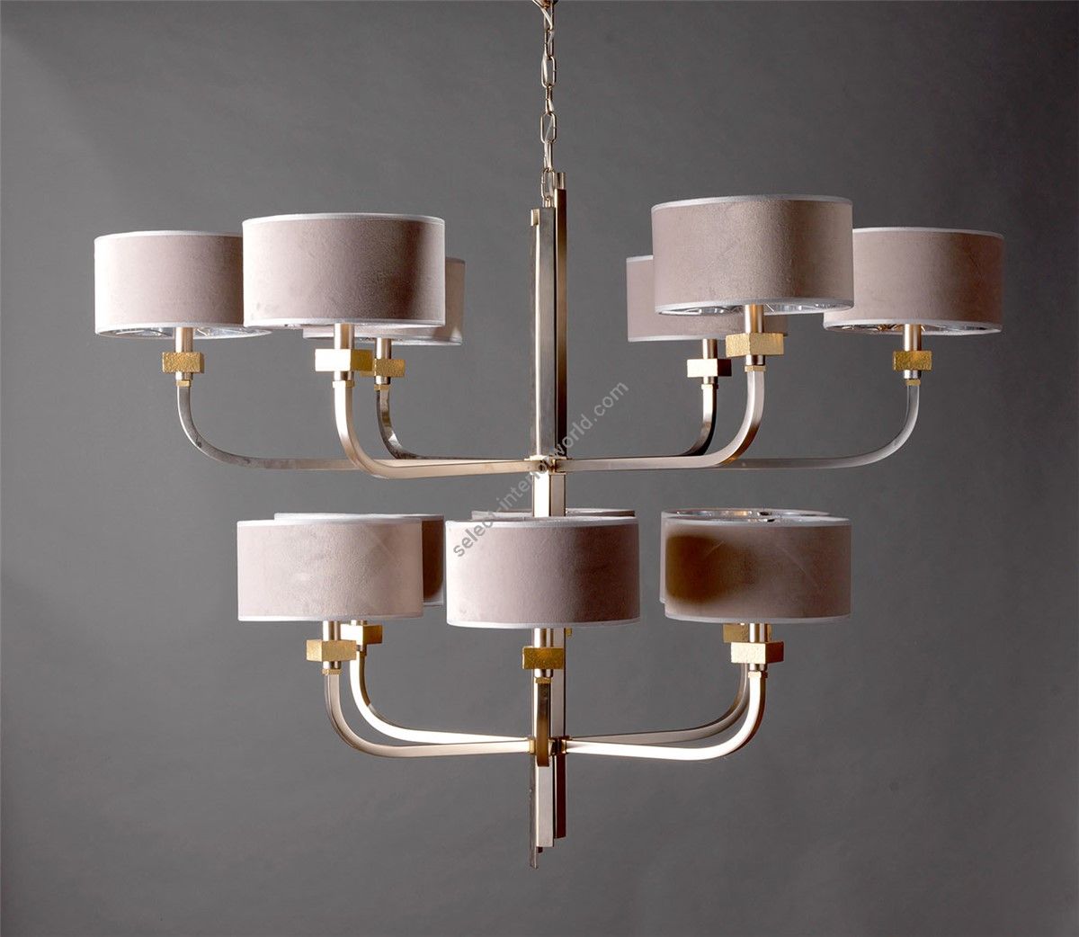 Officina Ciani / Chandeliers / Brass with Decorated “Knot” HL1086CH-12 Jackie