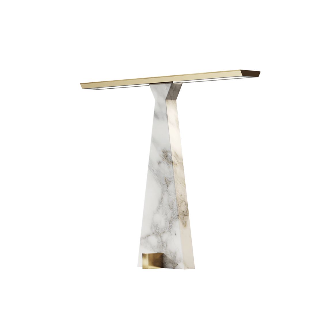 Italamp / LED Table Lamps / Gold Calacatta Marble 8144/L