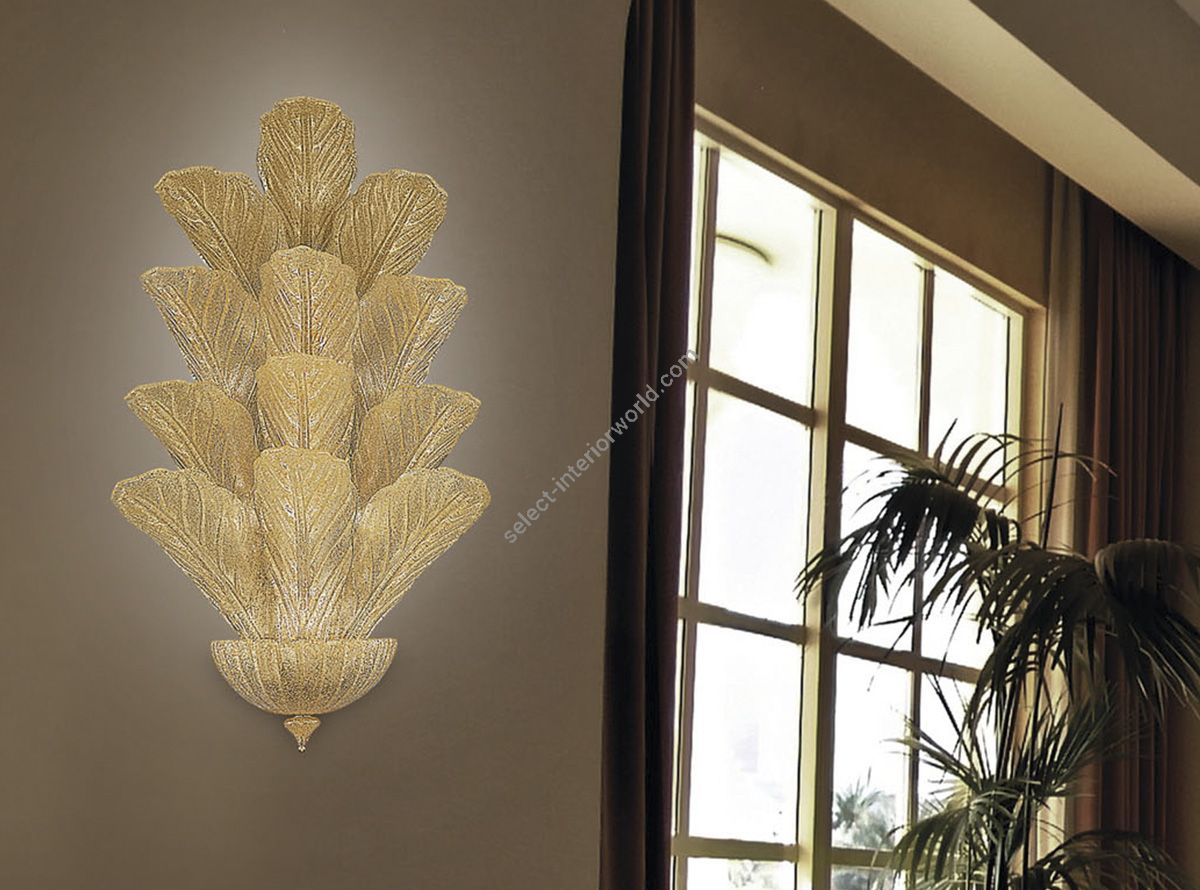 Glass & Glass Murano / Wall Sconces / Fresco ART. C-IF 210/A