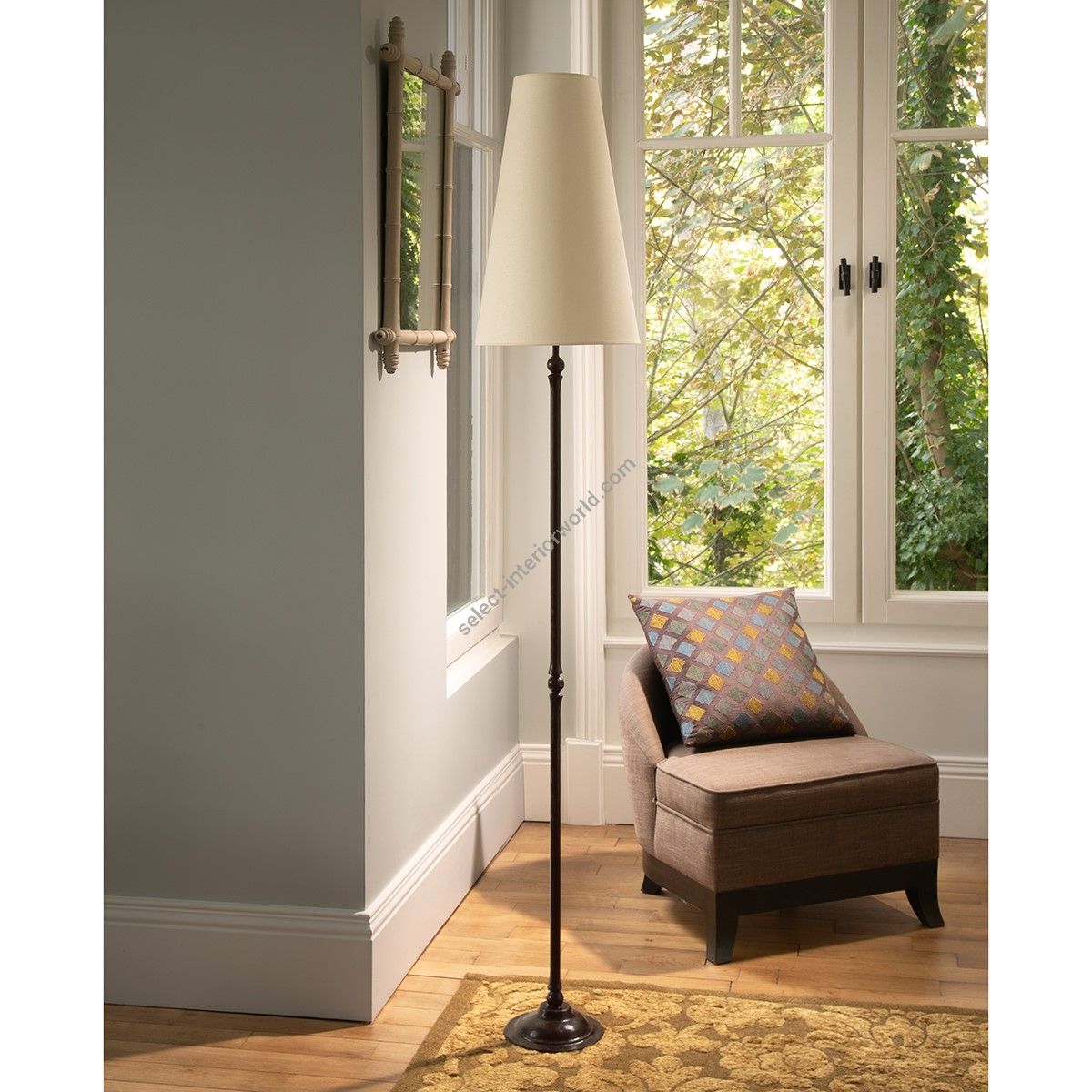 Objet Insolite / Bronze floor lamp / Lampadaire Stanislas