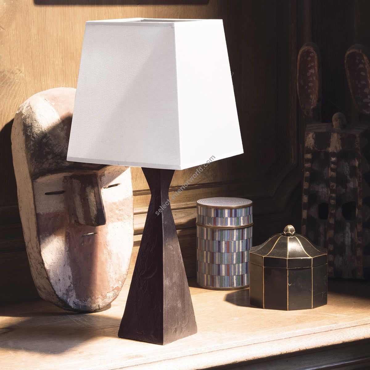 Objet Insolite / Bronze table lamp / Lampe Petite Pablo