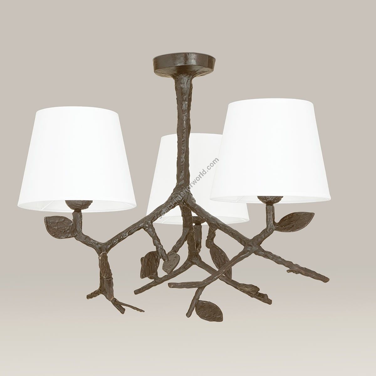 Objet Insolite / Bronze Chandeliers / Lustre Flora