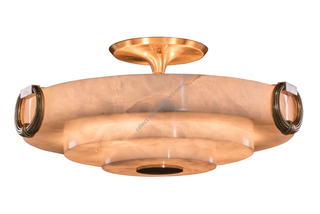 Mariner / Pendants & Suspension Lights / Casted Bronze & Alabaster 20089.0