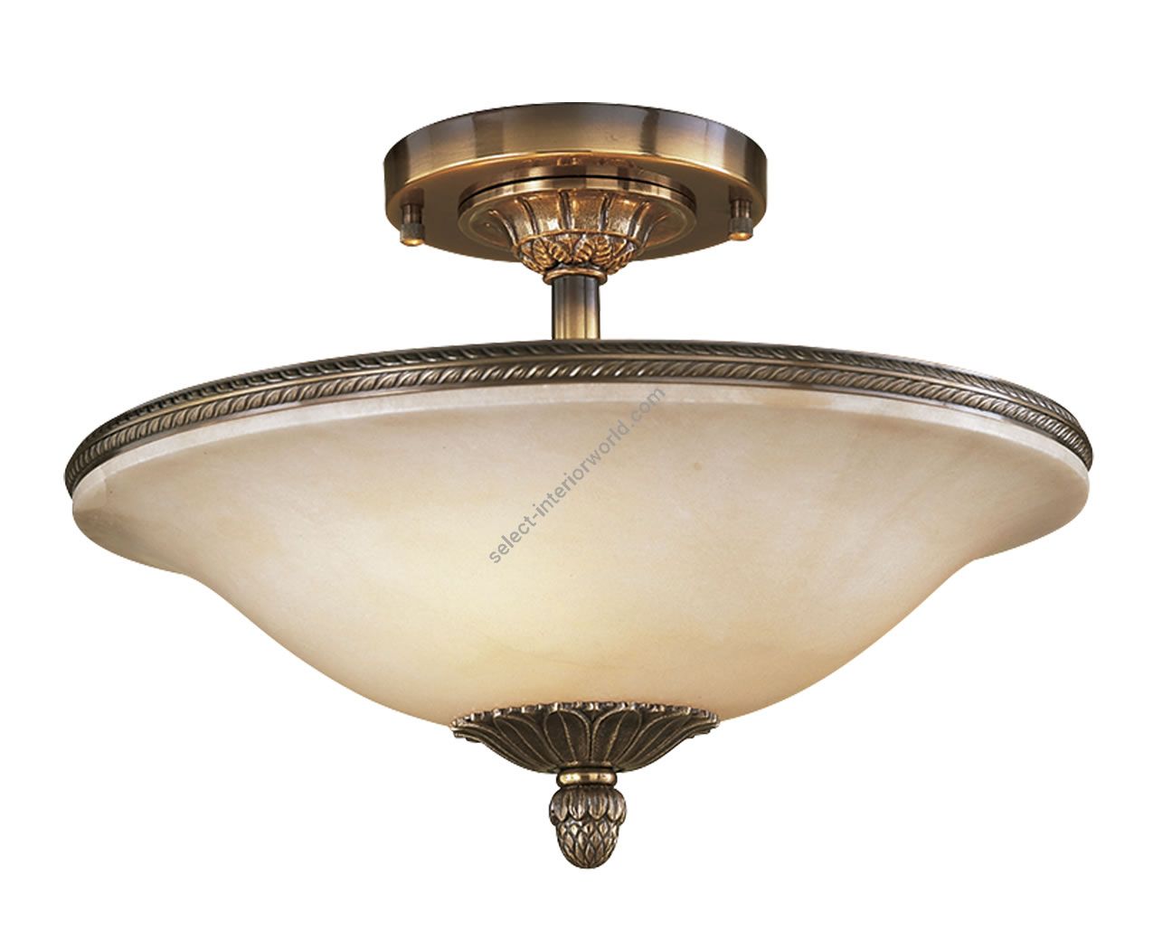 Mariner / Pendants & Suspension Lights / Casted Bronze & Alabaster 19011.0