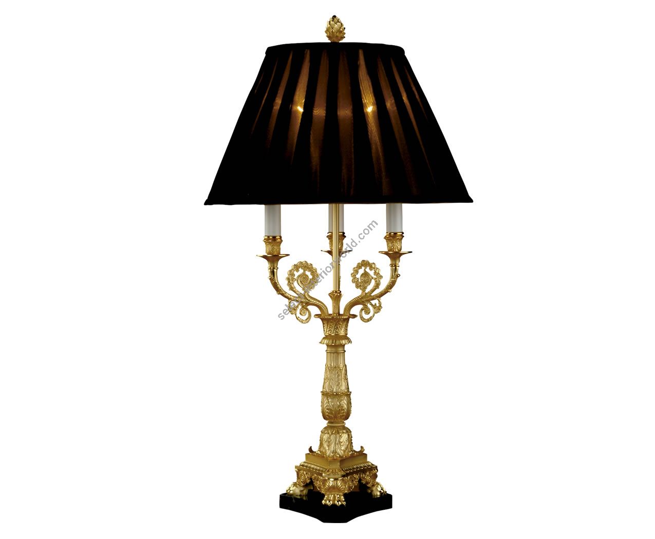 Mariner / Table Lamps / Casted Bronze & Wood 19455.0