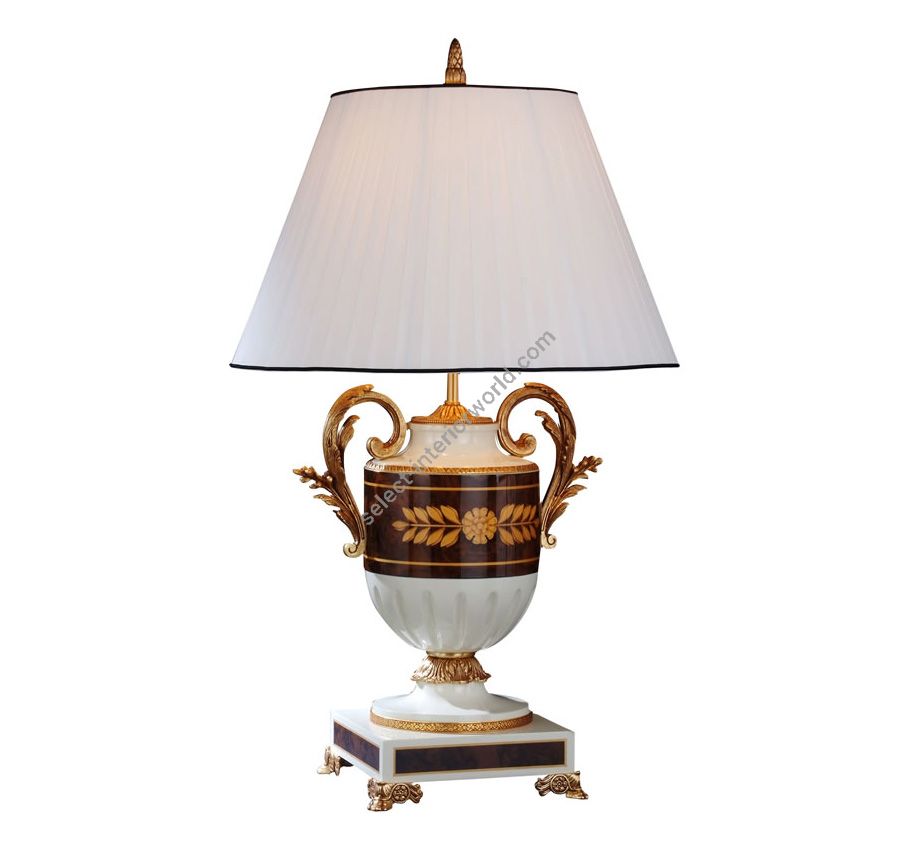 Mariner / Table Lamps / Casted Bronze & Wood 19989.0