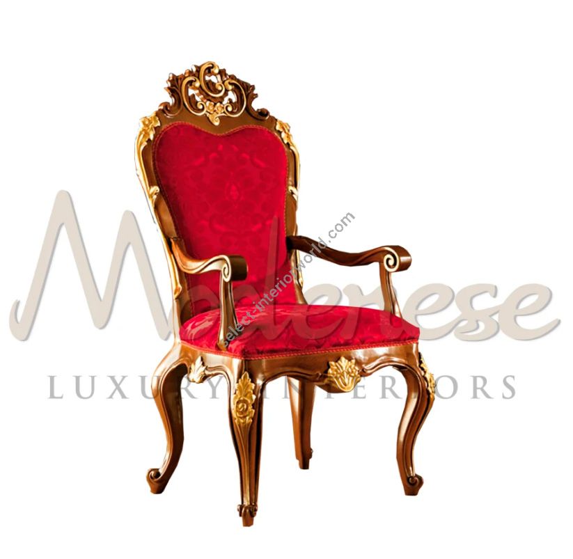 Modenese Luxury Interiors / Armrest Chairs / Crimson Baron 11501