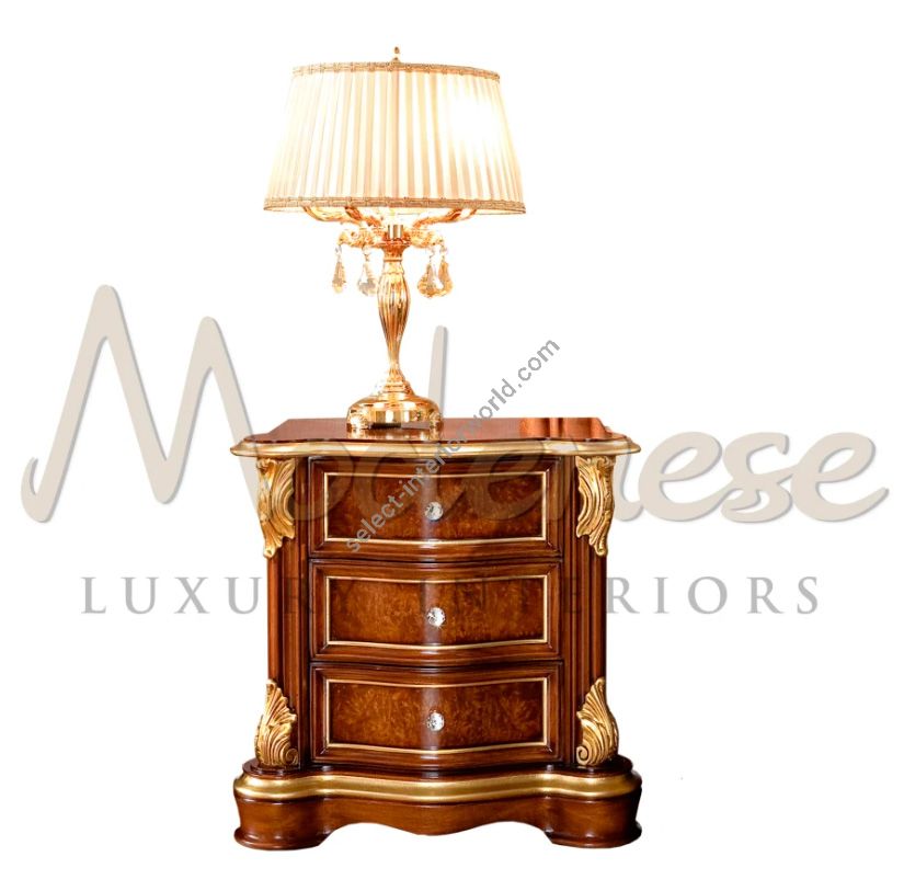 Modenese Luxury Interiors / Night Tables / Exquisite 3-Drawers 13206