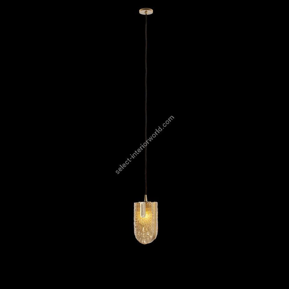Mariner / Pendants & Suspension Lights / Gatsby Casted Bronze & 24K Gold Venetian Glass 20327