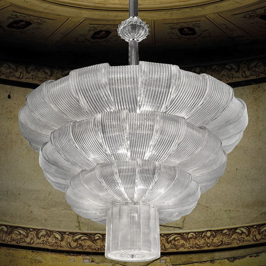 Glass & Glass Murano / Chandeliers / Overlap 1370/S