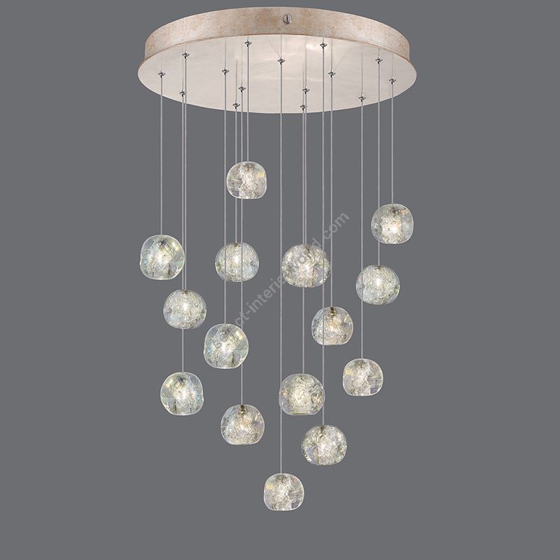 Fine Art Handcrafted Lighting / Natural Inspirations 21″ Round Pendant 853140-106L 206L