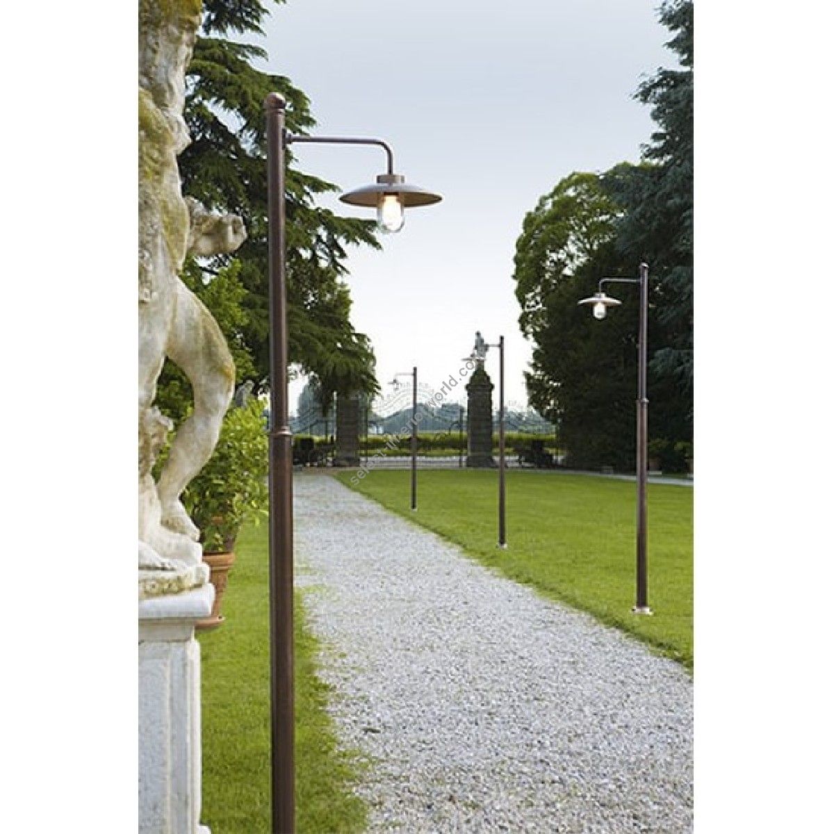 Aldo Bernardi / Outdoor Poles / Brass Lamps Line
