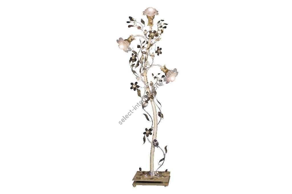 Mechini / Floor Lamps / Colored Bohemian Crystal and Murano Glass PT787/3