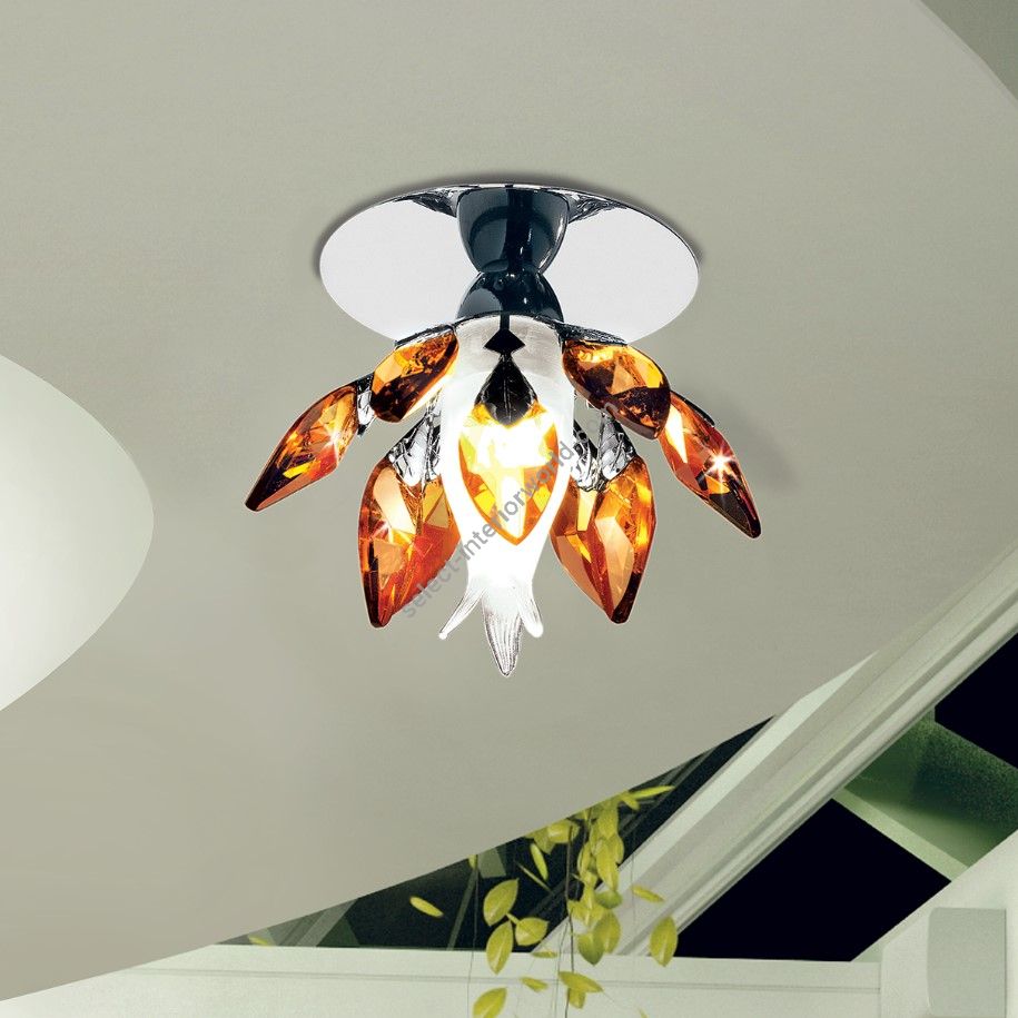 Patrizia Volpato / Spot Lighting / Flower 24 Karat Gold 470-F