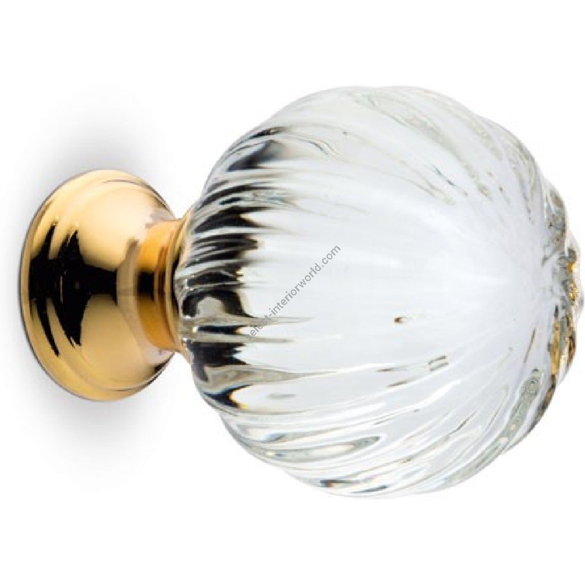 Arte Veneziana / Door Handles / Rugantino Cabinet Knob Gold-HVX-AVA-012-M14 / Chrome-HVX-AVA-012-M15