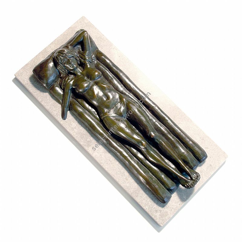 Tom Corbin / Author's sculpture / Girl on Raft S2075