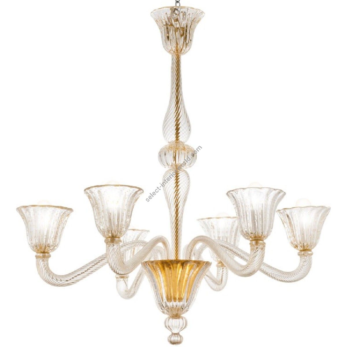 Arte Veneziana / Chandeliers / Tulipe Art Déco LDC-AVA-006-LD80