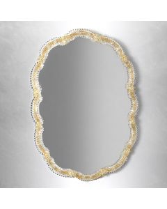 Glass & Glass Murano / Murano wall mirror / ART. MIR 110