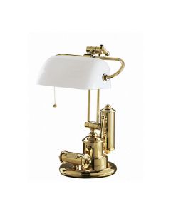Bankers Desk Lamp: Classic Table Lamp in Banker's Design
