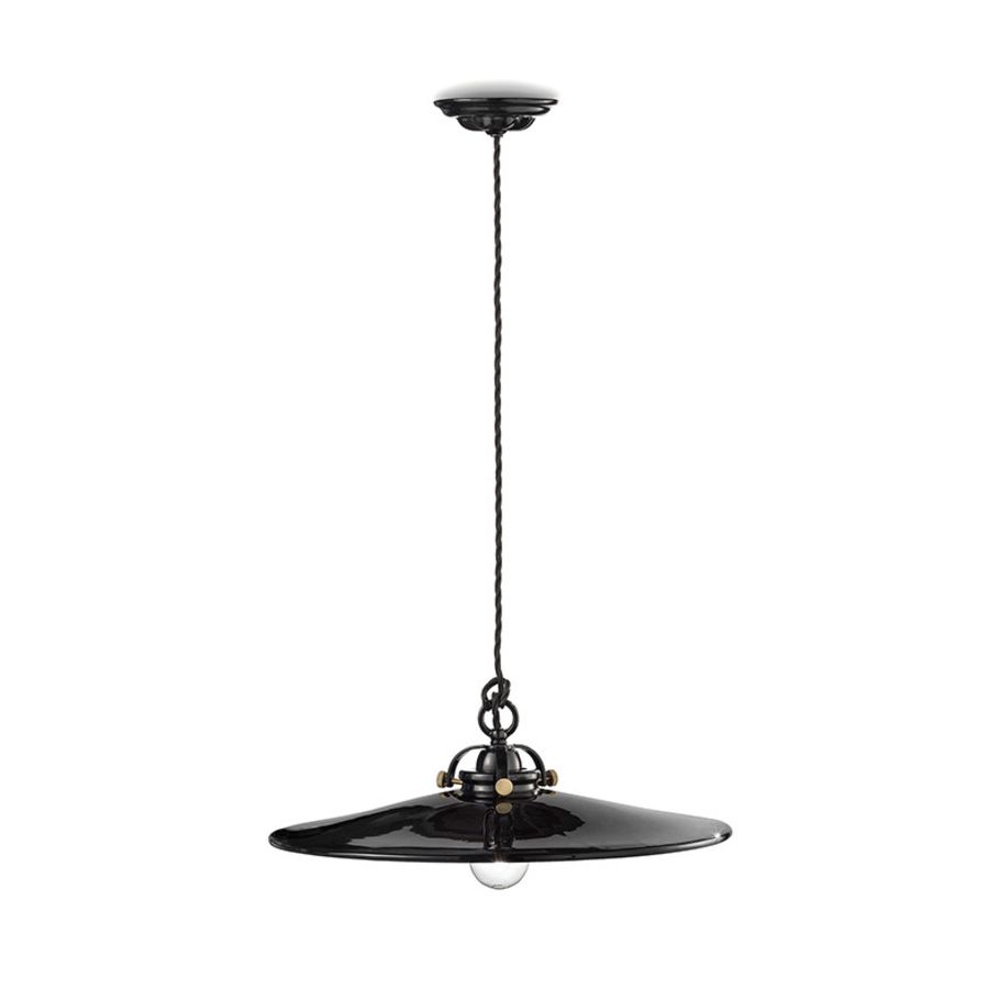 Black finish (cm.: W 42 x D 42 / inch.: W 16.5" x D 16.5")