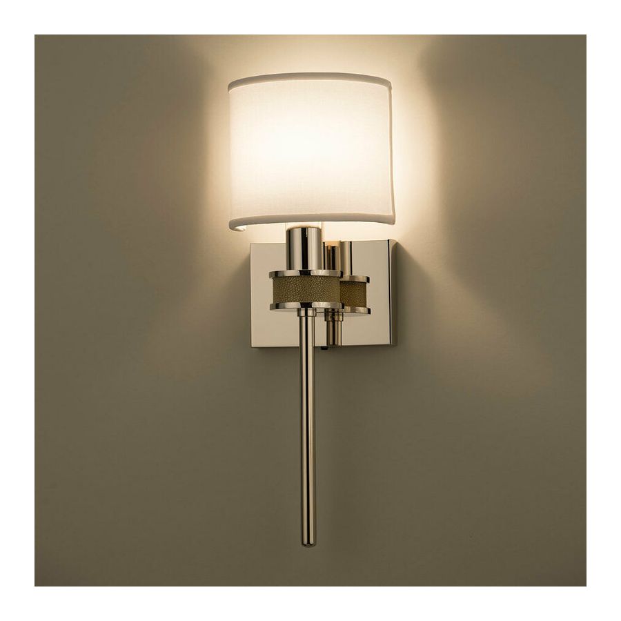 Satin Nickel, Sage Green Shagreen finish