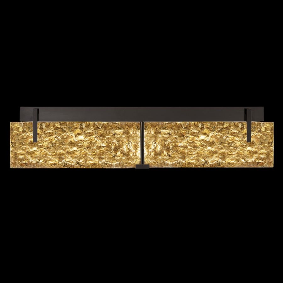 Black / Gold Leaf Glass - 913450-12