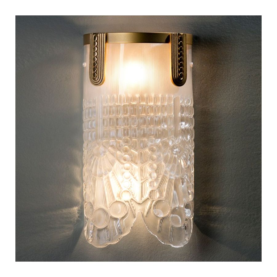 Antique Gold Plated finish / 24k Gold Glass