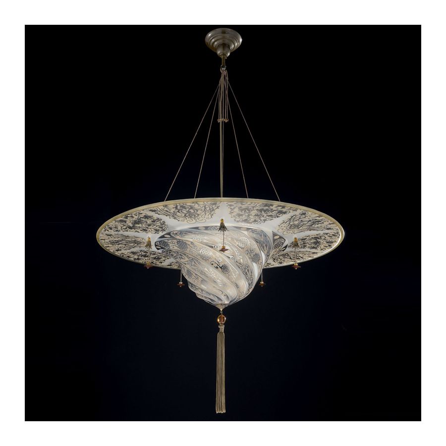 White decor glass colour