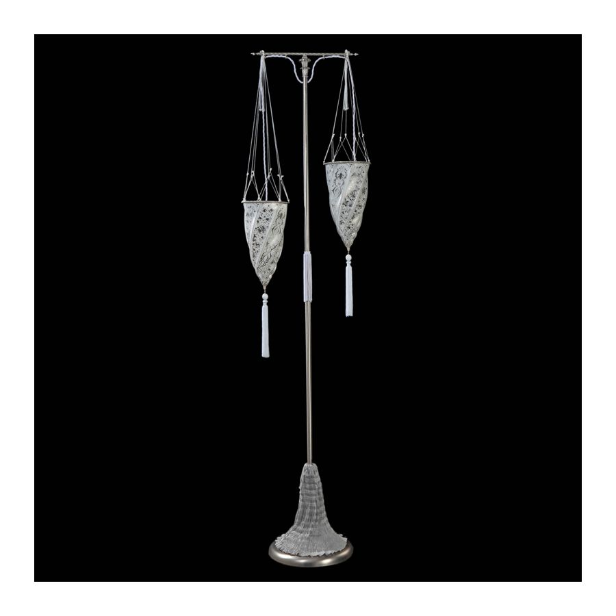 White decor glass colour