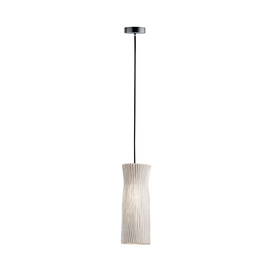 Large outdoor pendant light / White (BL) finish
