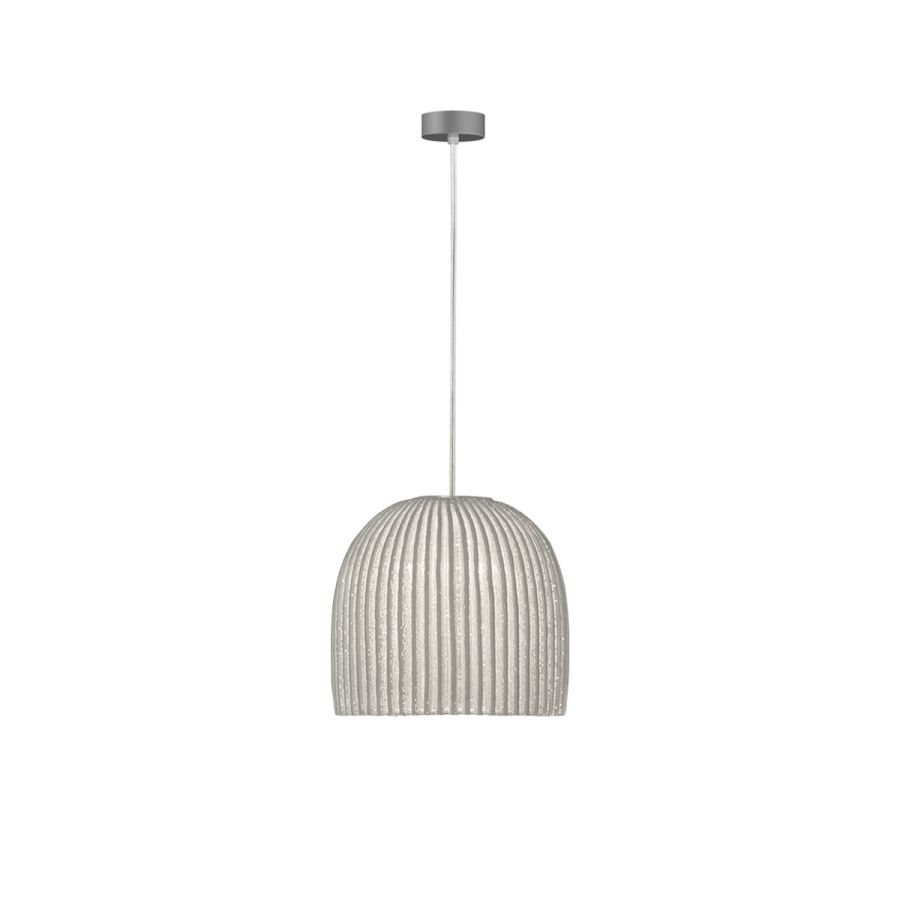 Pendant lamp / White (BL) finish / Transparent cable