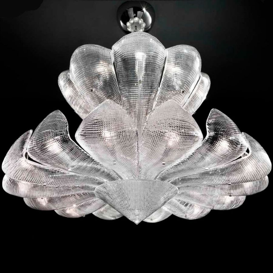 Finish metal: Chromed frame (MC), Glass colour: Clear CC