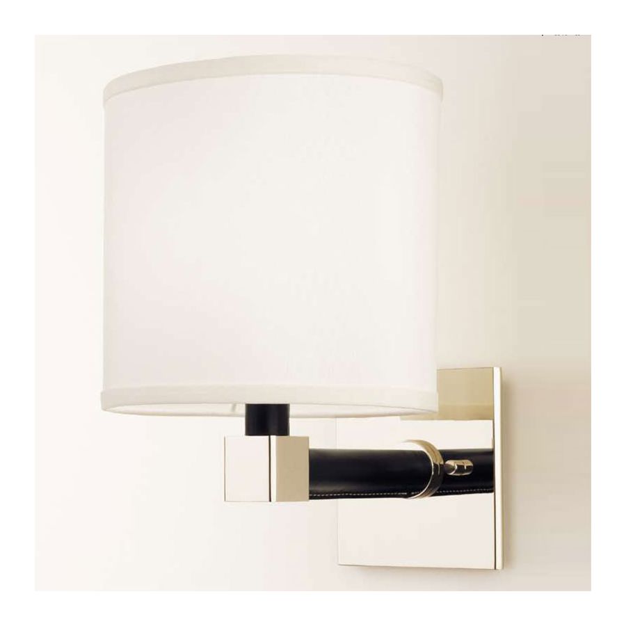 Poe Black and Satin Brass finish