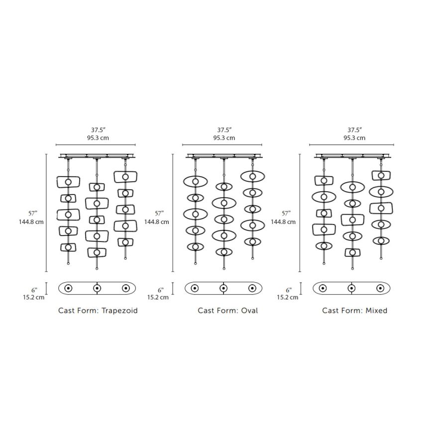 3 Stems/5 Cast Forms