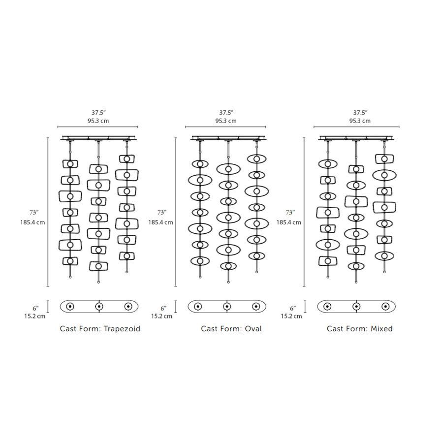 3 Stems/7 Cast Forms