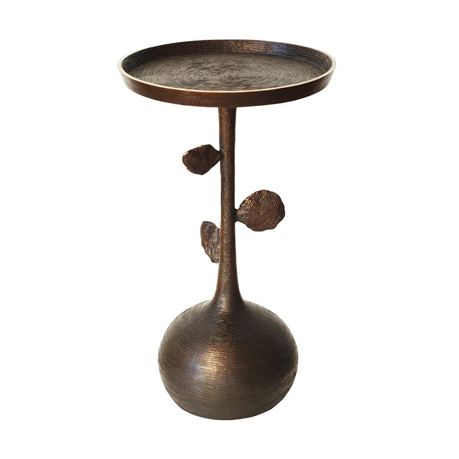 Brown patina finish / With leaves