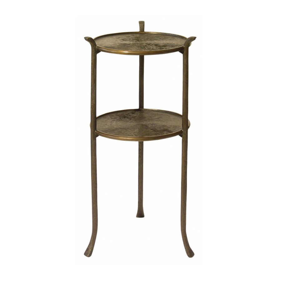 Light golden brown patina finish