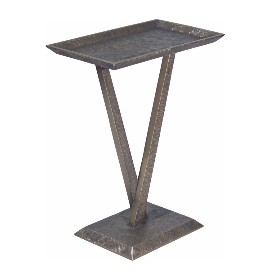 Light golden brown patina finish