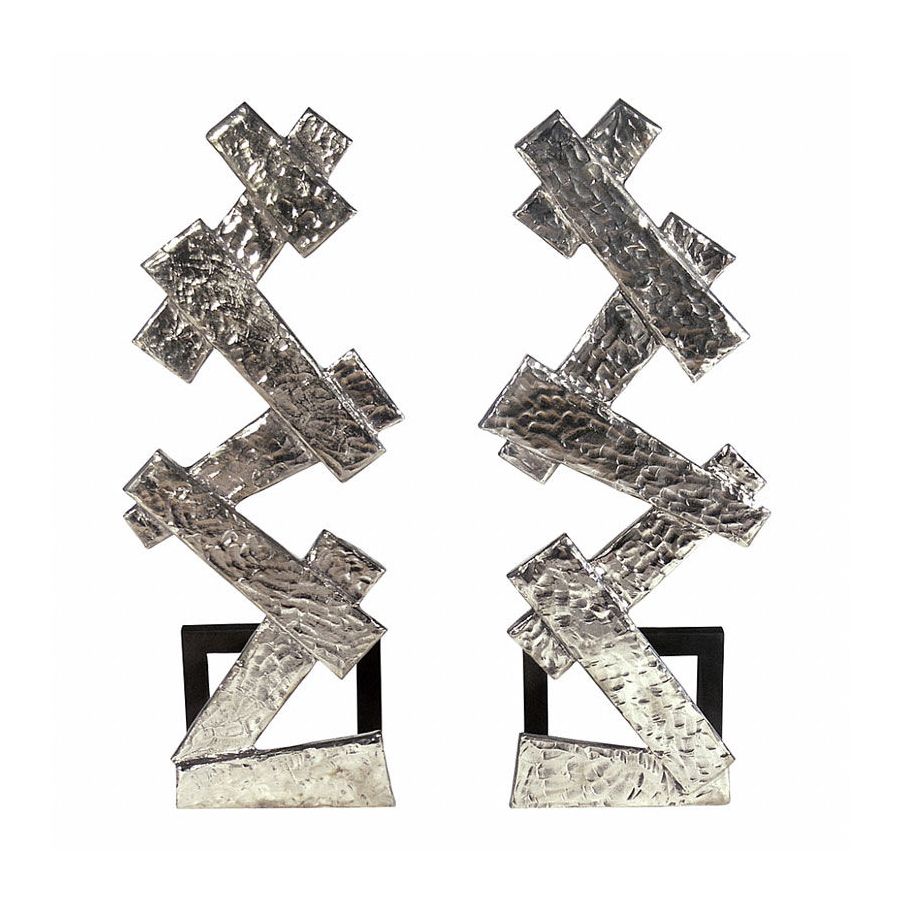 Polished white bronze finish