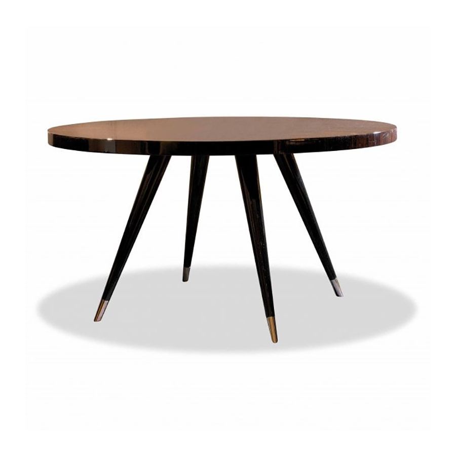 Finish Gloss brass plated tips, Top Ebony Makassar